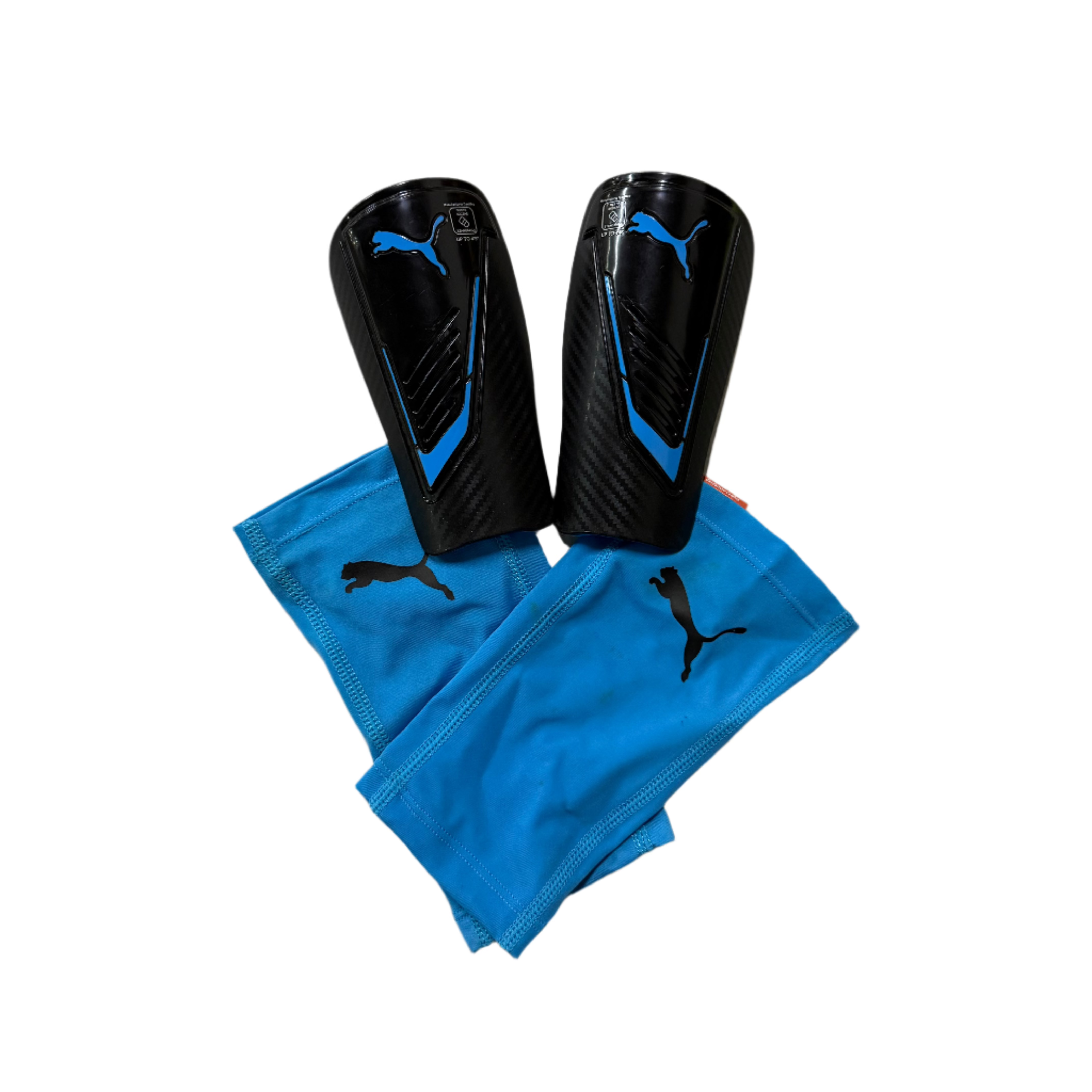 Espinillera PUMA Power Protect azul cian